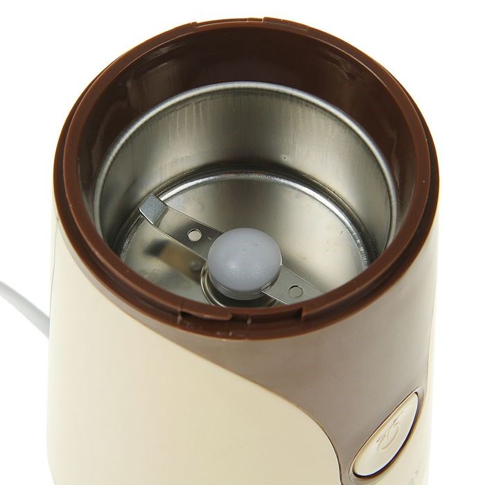Кофемолка ENERGY EN-106, электрическая, 150 Вт, 50 г, коричневая - фото 51412902
