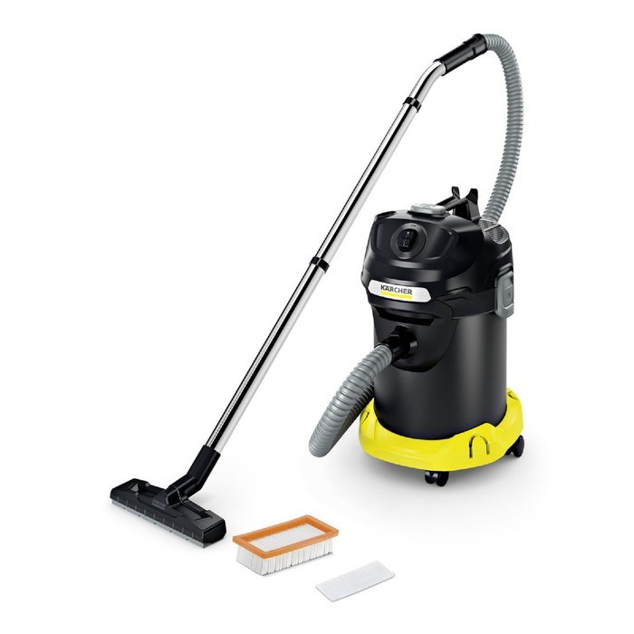 Пылесос для золы Karcher AD 4 Premium, 600/150 Вт, 17 л/металл, чёрно-жёлтый - фото 51413510