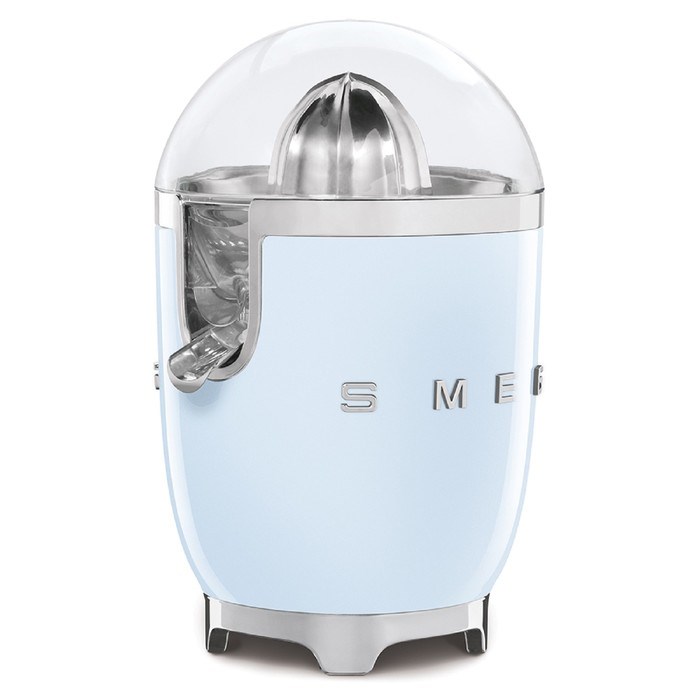 Соковыжималка Smeg CJF01PBEU, для цитрусовых, 70 Вт, отсек для шнура, голубая - фото 51413581 Соковыжималка Smeg CJF01PBEU, для цитрусовых, 70 Вт, отсек для шнура, голубая - фото 51413581