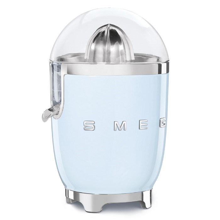 Соковыжималка Smeg CJF01PBEU, для цитрусовых, 70 Вт, отсек для шнура, голубая - фото 51413582 Соковыжималка Smeg CJF01PBEU, для цитрусовых, 70 Вт, отсек для шнура, голубая - фото 51413582