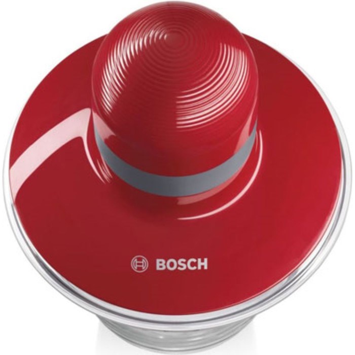 Измельчитель Bosch MMR08R2, пластик, 400 Вт, 0.8 л, красный - фото 51413820