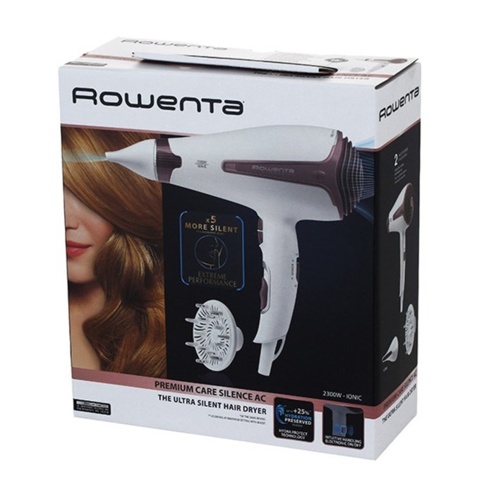 Фен Rowenta CV7930F0, 2300 Вт, ионизация, хол. воздух, 3 температы, 2 скорости, белый - фото 51414219