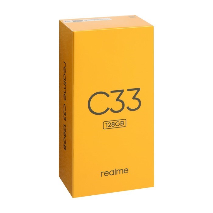 Смартфон Realme C33, 6.5", IPS, 2 sim, 4 Гб, 128 Гб, 50 Мп, 5 Мп, 5000 мАч, золотистый - фото 51415895