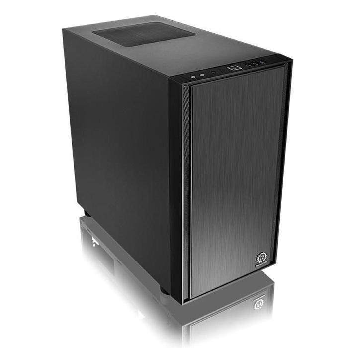 Корпус Thermaltake Versa H17, без БП, mATX, Mini-Tower, черный - фото 51416078