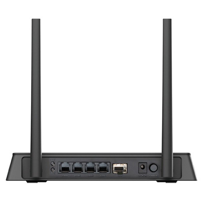 Wi-Fi роутер D-Link DIR-615/GFRU (DIR-615/GFRU/R2A), 300 Мбит/с, 4 порта 100 Мбит/с, чёрный   928587 - фото 51416104