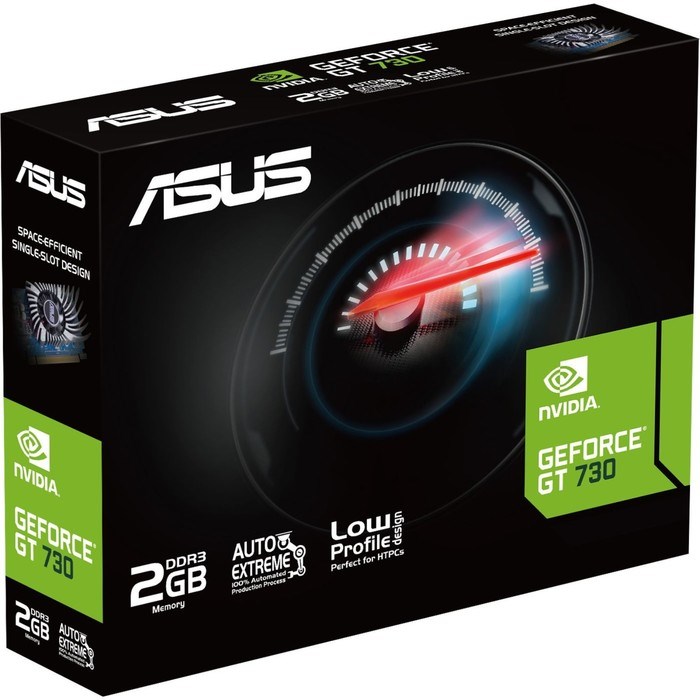 Видеокарта Asus GT730-2GD3-BRK-EVO, GeForce GT 730 2 Гб, DDR3, HDMI, DVI - фото 51416263