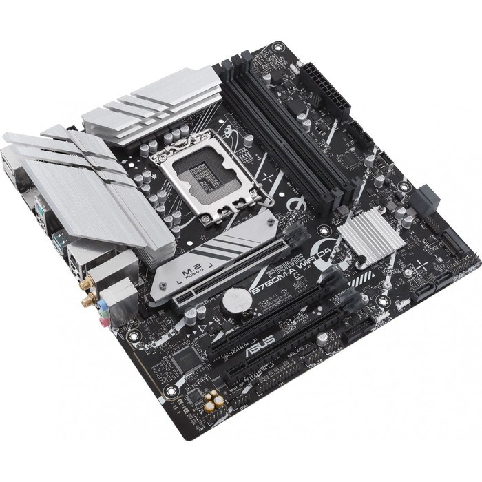 Материнская плата Asus PRIME B760M-A WIFI D4, LGA1700, B760, 4хDDR4, HDMI, DP, mATX - фото 51416269