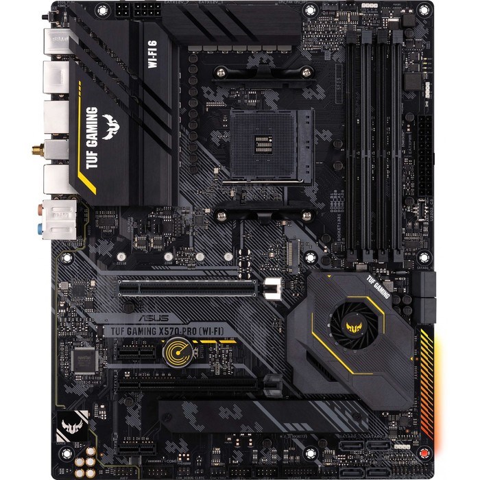 Материнская плата Asus TUF GAMING X570-PRO WI-FI, AM4, X570, 4хDDR4, HDMI, DP, ATX - фото 51416271