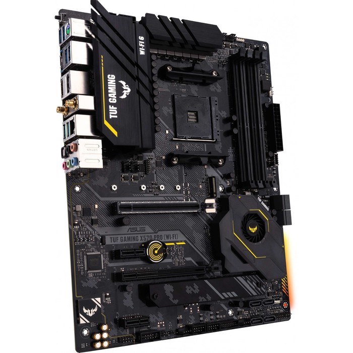 Материнская плата Asus TUF GAMING X570-PRO WI-FI, AM4, X570, 4хDDR4, HDMI, DP, ATX - фото 51416274