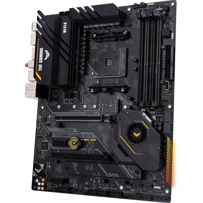 Материнская плата Asus TUF GAMING X570-PRO WI-FI, AM4, X570, 4хDDR4, HDMI, DP, ATX - фото 51416275