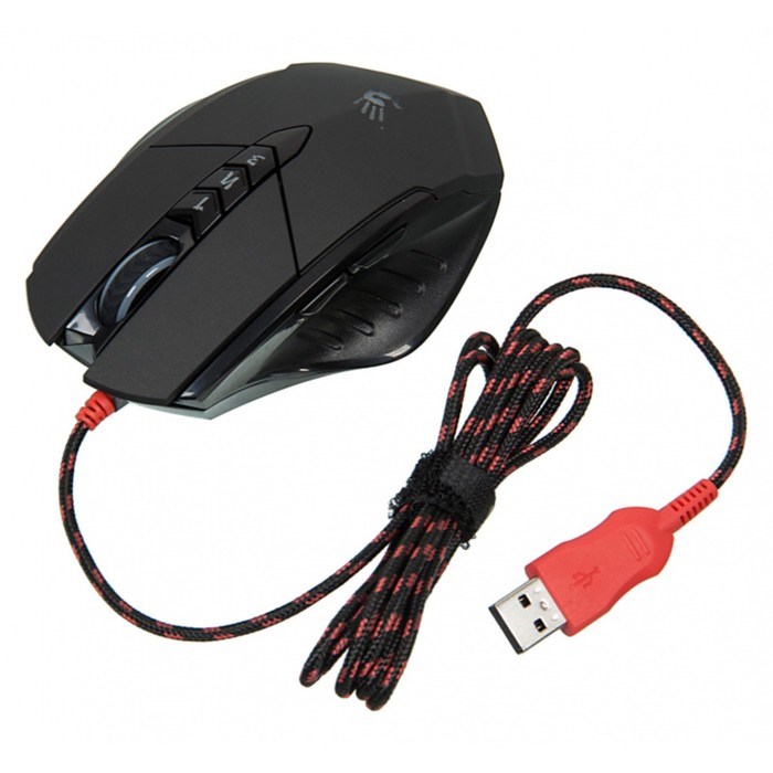 Мышь A4Tech Bloody V7 черный оптическая (3200dpi) USB3.0 (8but) - фото 51416472