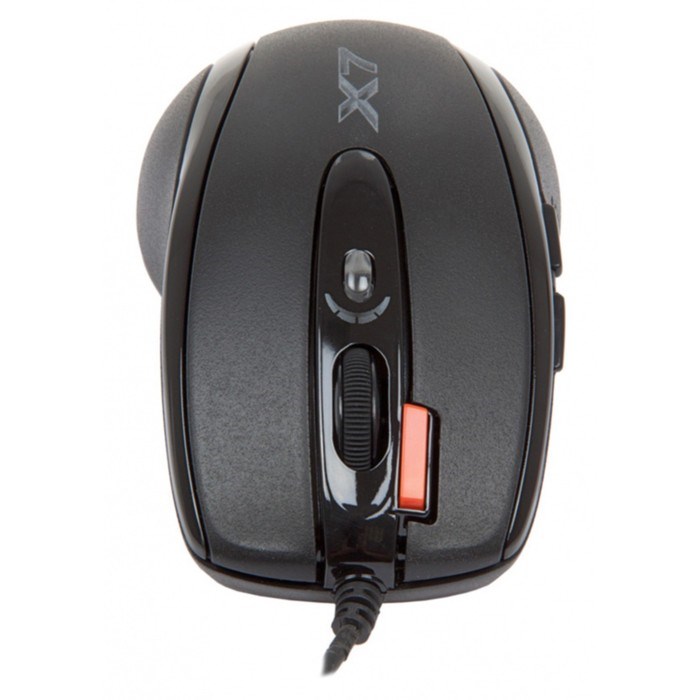 Мышь A4Tech X-710BK черный оптическая (2000dpi) USB (7but) - фото 51416590