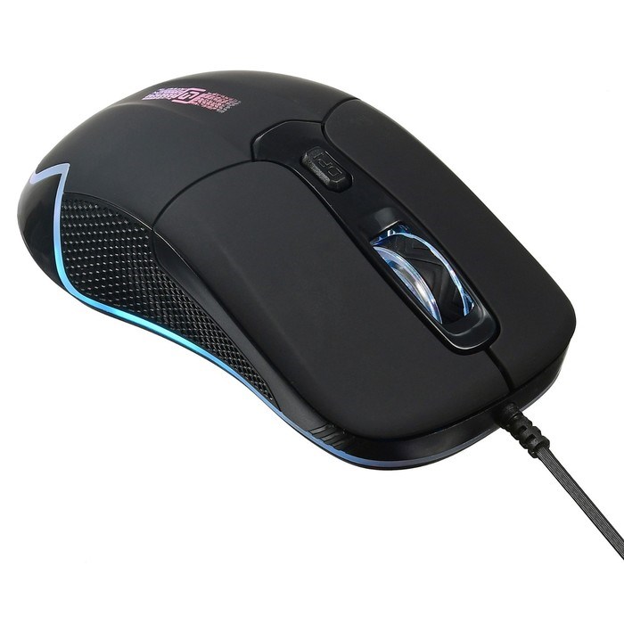 Мышь Оклик 965G RACER черный оптическая (2400dpi) USB (6but) - фото 51416843