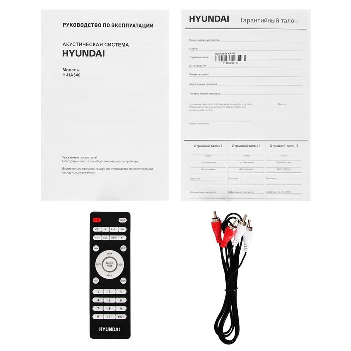 Микросистема Hyundai H-HA540 черный 150Вт FM USB BT SD/MMC/MS - фото 51417008