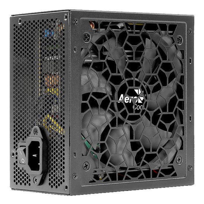 Блок питания Aerocool ATX 600W AERO WHITE 80+ (24+4+4pin) APFC 120mm fan 5xSATA RTL - фото 51417843