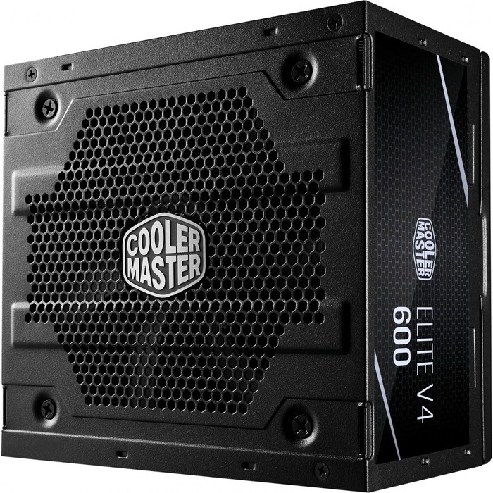 Блок питания Cooler Master ATX 600W Elite V4 80+ (24+4+4pin) APFC 120mm fan 5xSATA RTL - фото 51417943