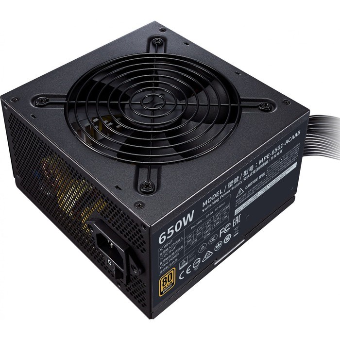 Блок питания Cooler Master ATX 650W MWE Bronze 650W V2 80+ bronze (24+4+4pin) APFC 120mm fan   10044 - фото 51417953
