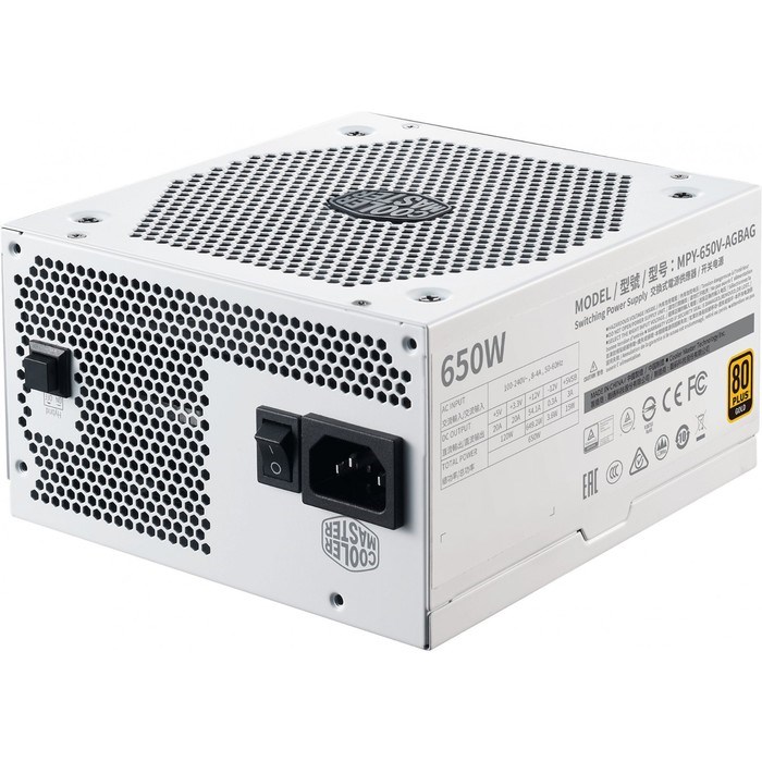 Блок питания Cooler Master ATX 650W V Gold V2 White Case 80+ gold (24+8+4+4pin) APFC 135mm f   10044 - фото 51417960