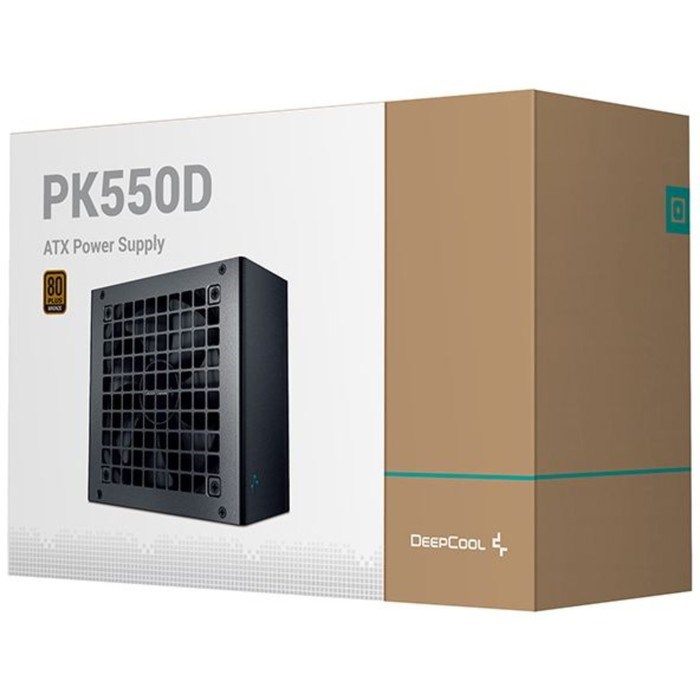 Блок питания Deepcool ATX 550W PK550D 80+ bronze 24+2x(4+4) pin APFC 120mm fan 6xSATA RTL - фото 51418013