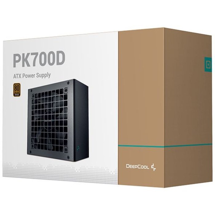 Блок питания Deepcool ATX 700W PK700D 80+ bronze 24+2x(4+4) pin APFC 120mm fan 7xSATA RTL - фото 51418040