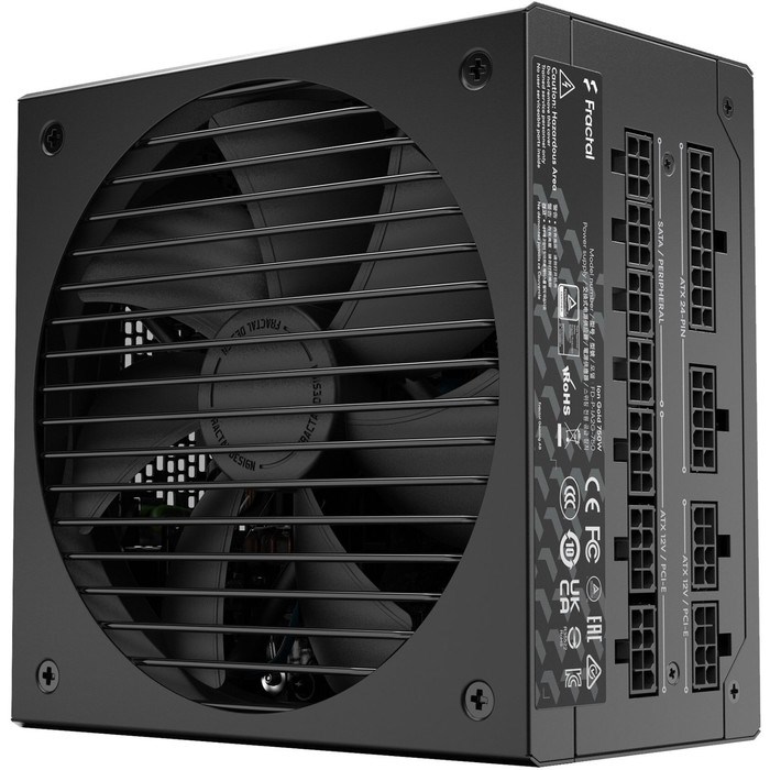 Блок питания Fractal Design ATX 750W ION 750 80+ gold 24+2x(4+4) pin APFC 140mm fan 8xSATA C   10044 - фото 51418118