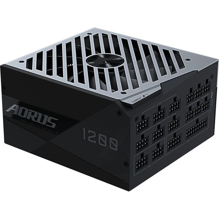 Блок питания Gigabyte ATX 1200W GP-AP1200PM 80+ platinum 24+2x(4+4) pin APFC 140mm fan 16xSA   10044 - фото 51418146