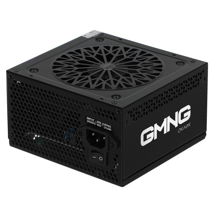 Блок питания GMNG ATX 500W PSU-500W-80+ 80+ (24+4+4pin) APFC 120mm fan 5xSATA RTL - фото 51418157