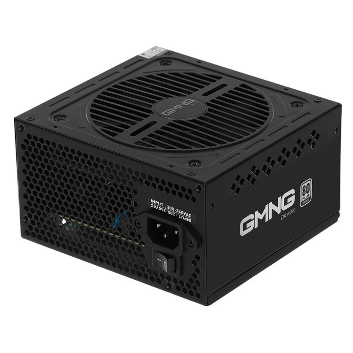 Блок питания GMNG ATX 650W PSU-650W-80BR 80+ bronze (24+4+4pin) APFC 120mm fan 6xSATA RTL - фото 51418187