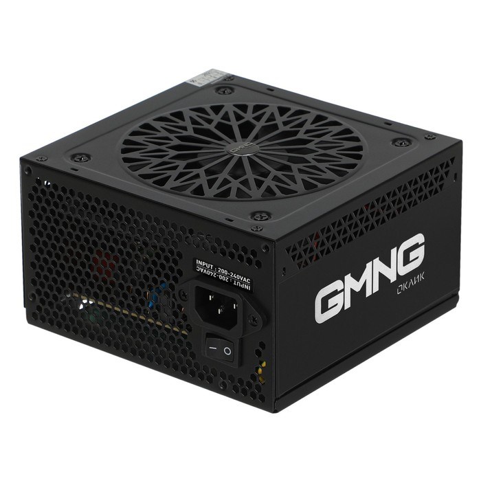 Блок питания GMNG ATX 700W PSU-700W-80+ 80+ (24+4+4pin) APFC 120mm fan 6xSATA RTL - фото 51418197