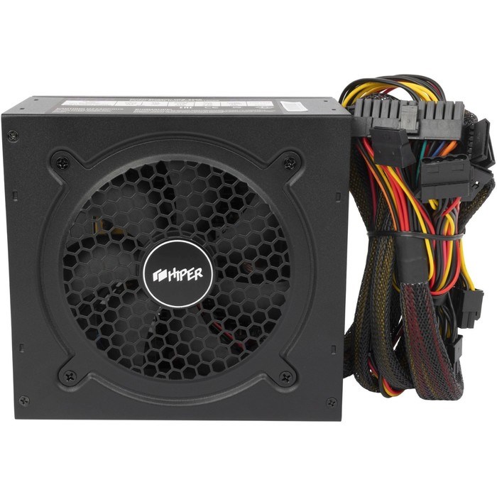 Блок питания Hiper ATX 600W HPB-600D 80+ bronze (24+4+4pin) APFC 120mm fan 6xSATA - фото 51418247