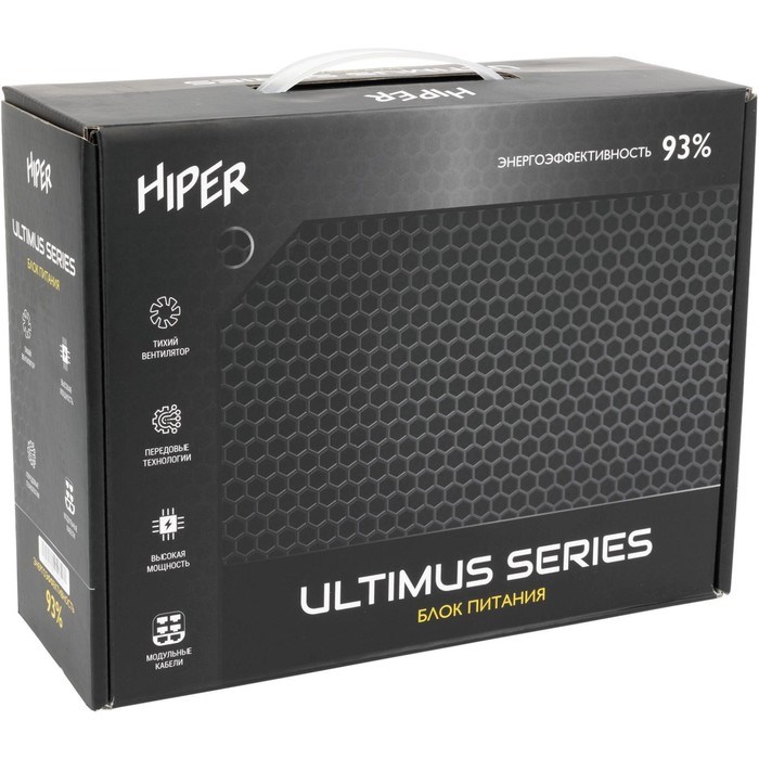 Блок питания Hiper ATX 600W HPB-600FMK2 80+ gold (24+4+4pin) APFC 120mm fan 6xSATA Cab Manag   10044 - фото 51418258