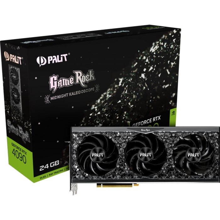 Видеокарта Palit PCI-E 4.0 PA-RTX4090 GAMEROCK NVIDIA GeForce RTX 4090 24576Mb 384 GDDR6X 22   10044 - фото 51418489