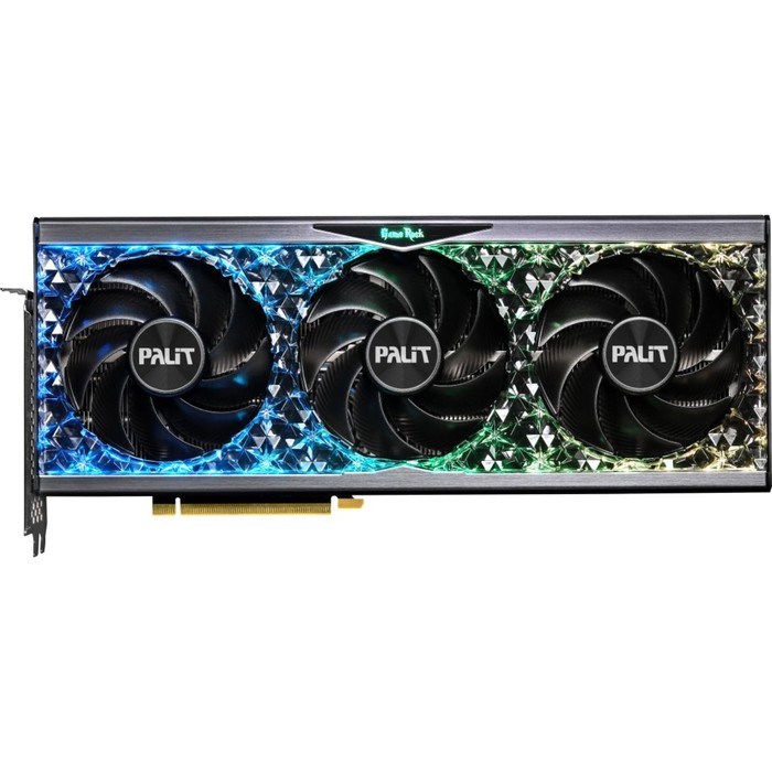 Видеокарта Palit PCI-E 4.0 RTX4070Ti GAMEROCK PREMIUM NVIDIA GeForce RTX 4070TI 12288Mb 192   100445 - фото 51418532