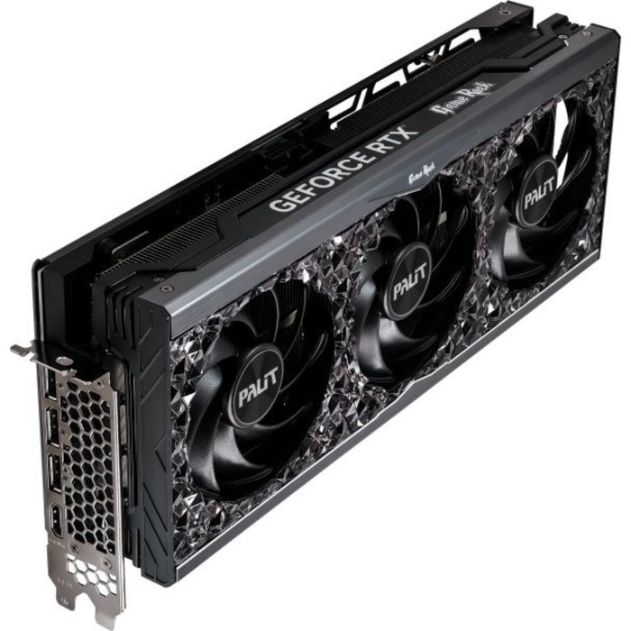 Видеокарта Palit PCI-E 4.0 RTX4070Ti GAMEROCK PREMIUM NVIDIA GeForce RTX 4070TI 12288Mb 192   100445 - фото 51418534