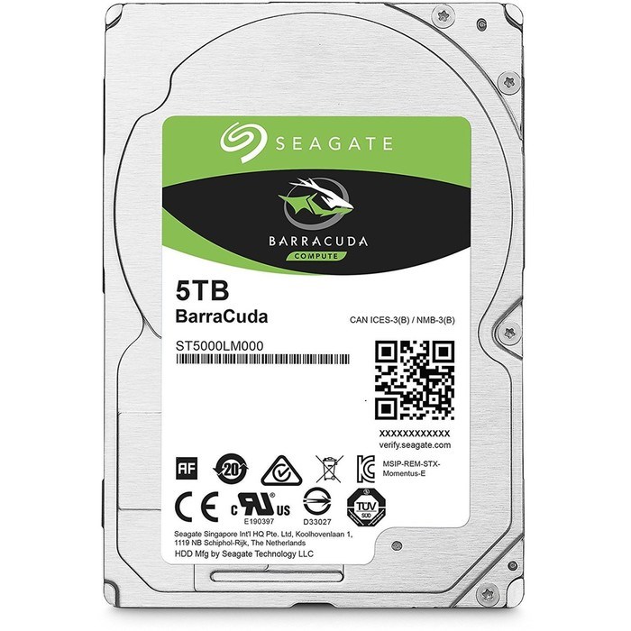 Жесткий диск Seagate SATA-III 5Tb ST5000LM000 Barracuda (5400rpm) 128Mb 2.5" - фото 51418555