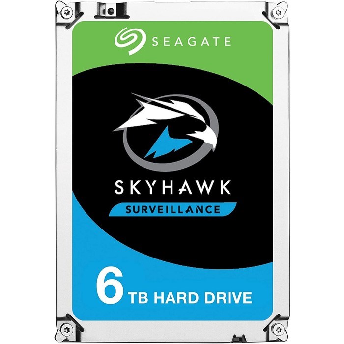 Жесткий диск Seagate SATA-III 6TB ST6000VX001 Surveillance Skyhawk (5400rpm) 256Mb 3.5" - фото 51418558