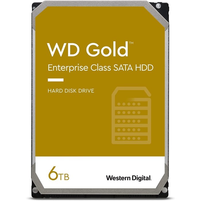 Жесткий диск WD SATA-III 6TB WD6003FRYZ Server Gold (7200rpm) 256Mb 3.5" - фото 51418562