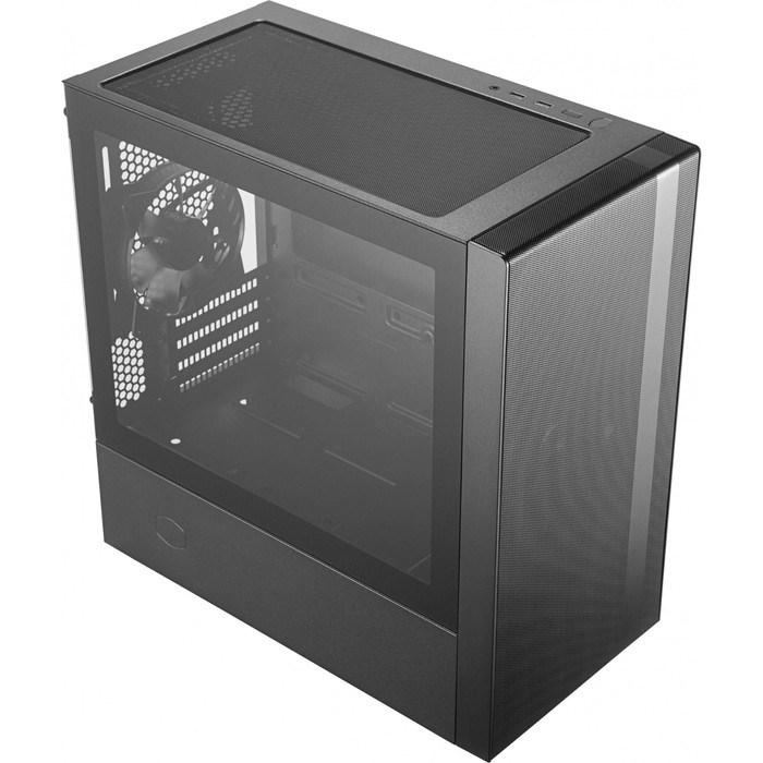 Корпус Cooler Master MasterBox NR400 w/o ODD черный без БП mATX 4x120mm 4x140mm 2xUSB3.0 aud   10044 - фото 51418643