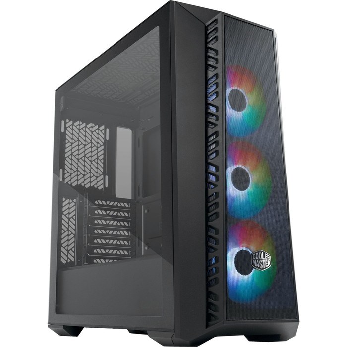 Корпус Cooler Master MasterBox 520 Mesh черный без БП ATX 3x120mm 1xUSB3.0 audio bott PSU - фото 51418758