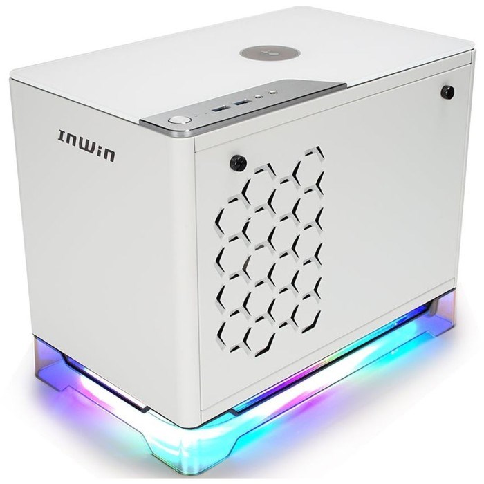 Корпус Inwin CF08A (A1PLUS) белый 650W miniITX 4x120mm 2xUSB3.0 audio - фото 51418851