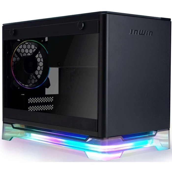 Корпус Inwin CF08A (A1PLUS) черный 650W miniITX 4x120mm 2xUSB3.0 audio - фото 51418859