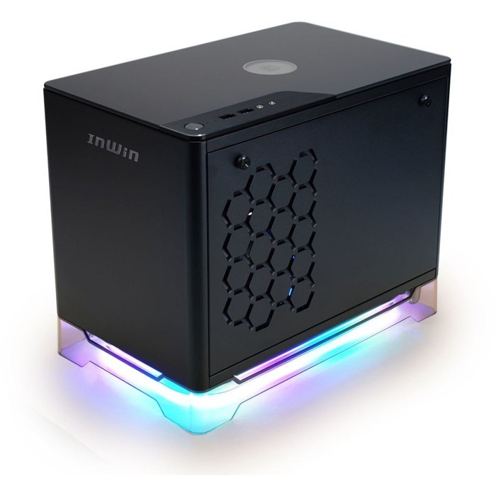 Корпус Inwin CF08A (A1PLUS) черный 650W miniITX 4x120mm 2xUSB3.0 audio - фото 51418862