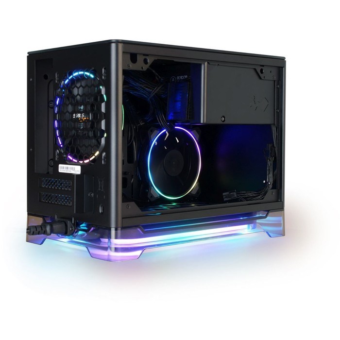 Корпус Inwin CF08A (A1PLUS) черный 650W miniITX 4x120mm 2xUSB3.0 audio - фото 51418863