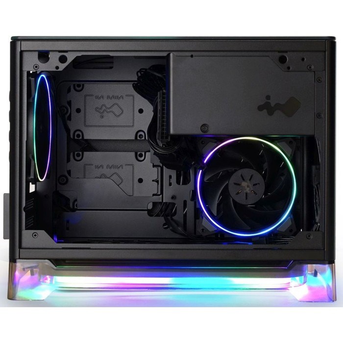 Корпус Inwin CF08A (A1PLUS) черный 650W miniITX 4x120mm 2xUSB3.0 audio - фото 51418864