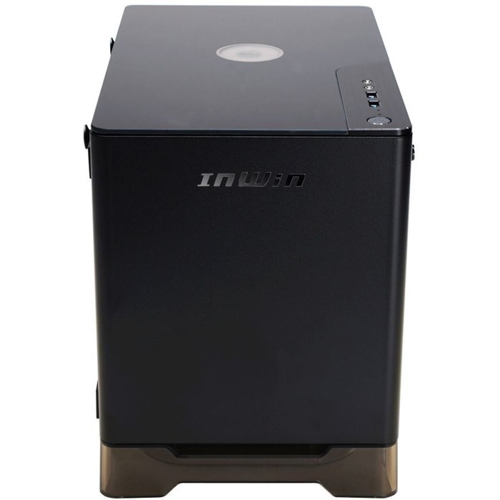 Корпус Inwin CF08A (A1PLUS) черный 650W miniITX 4x120mm 2xUSB3.0 audio - фото 51418866