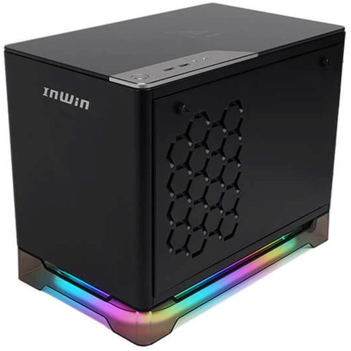 Корпус Inwin CF08B (A1 Prime) черный 750W miniITX 2x120mm 2xUSB3.0 audio - фото 51418871