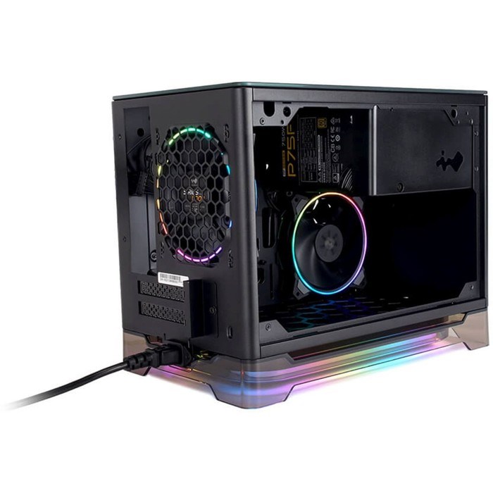 Корпус Inwin CF08B (A1 Prime) черный 750W miniITX 2x120mm 2xUSB3.0 audio - фото 51418872