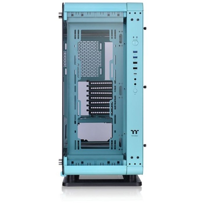 Корпус Thermaltake Core P6 TG Turquoise бирюзовый без БП ATX 10x120mm 6x140mm 2xUSB2.0 2xUSB   10044 - фото 51418882