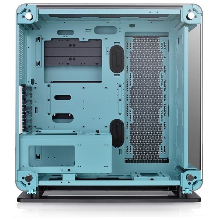 Корпус Thermaltake Core P6 TG Turquoise бирюзовый без БП ATX 10x120mm 6x140mm 2xUSB2.0 2xUSB   10044 - фото 51418885