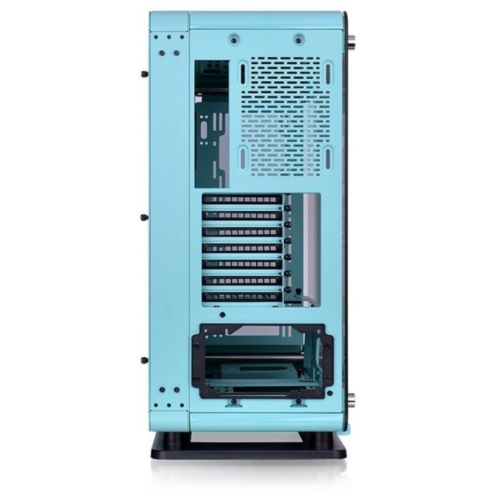 Корпус Thermaltake Core P6 TG Turquoise бирюзовый без БП ATX 10x120mm 6x140mm 2xUSB2.0 2xUSB   10044 - фото 51418886